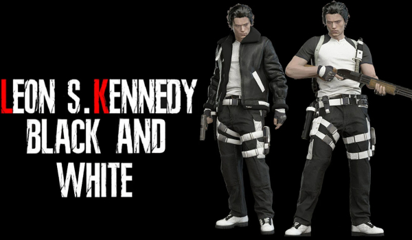 《生化危机4:重制版》里昂黑白套装MOD