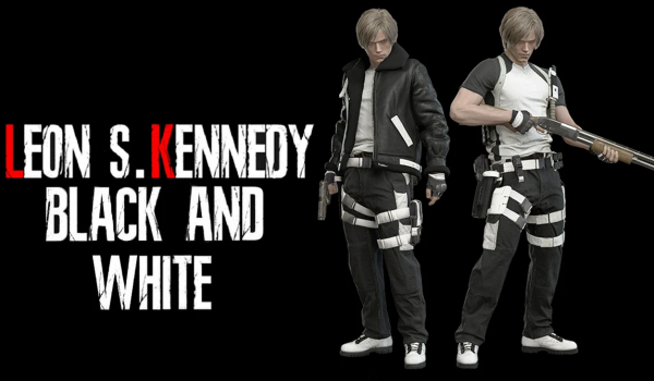 《生化危机4:重制版》里昂黑白套装MOD