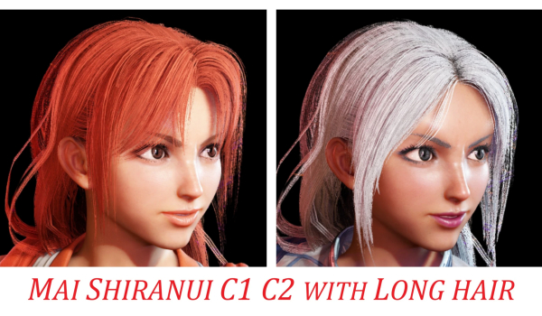 《街头霸王6》不知火舞C1 C2长发型MOD