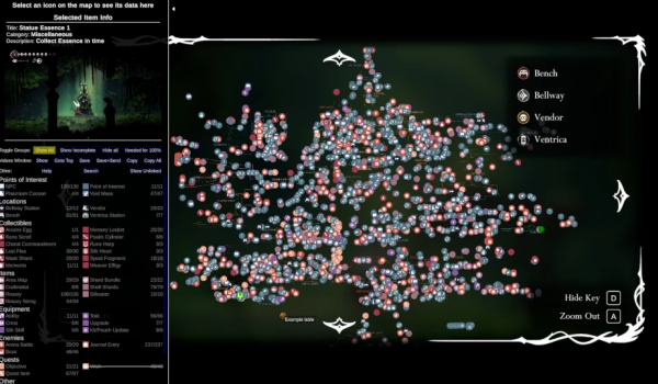 《空洞骑士：丝之歌》法洛姆全域地图（地图系统重制版）MOD