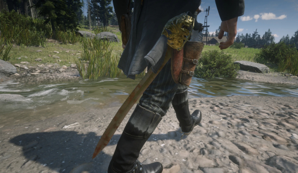 《荒野大镖客2》可穿戴海盗刀剑MOD