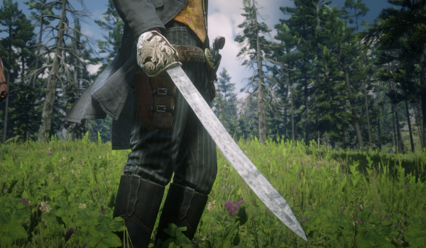 《荒野大镖客2》可穿戴海盗刀剑MOD