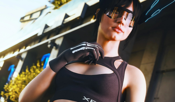 《赛博朋克2077》XRX战斗内衣套装MOD