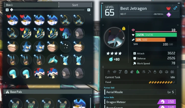 《幻兽帕鲁》65级满帕鲁全资源存档