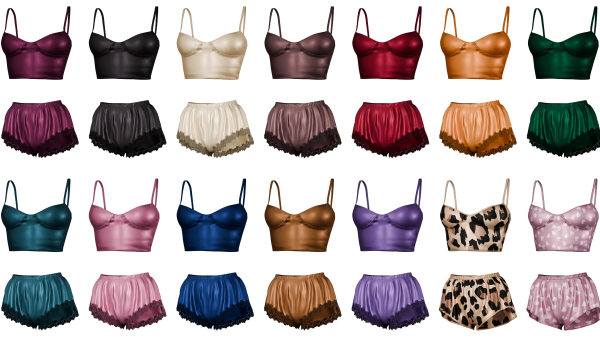 《赛博朋克2077》绸缎睡衣套装女v版MOD