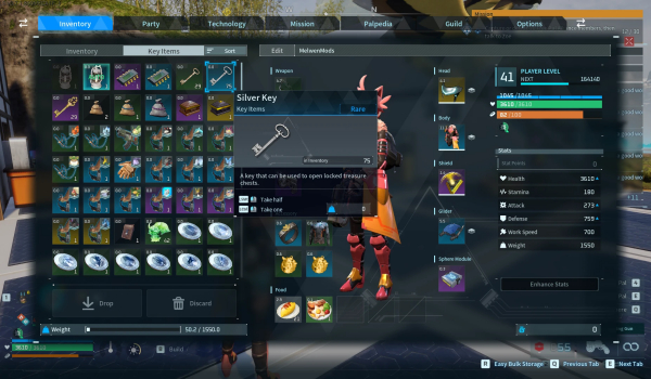 《幻兽帕鲁》钥匙是关键物品MOD