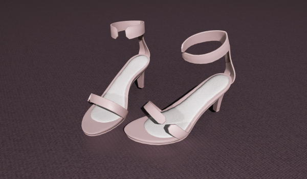 《赛博朋克2077》简约高跟凉鞋MOD