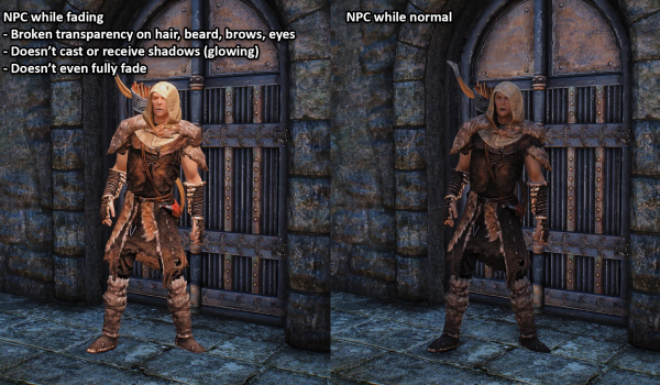 《上古卷轴5：天际重制版》移除淡出NPC效果MOD