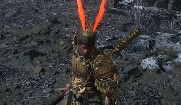 《黑神话：悟空》齐天大圣头盔与胡须发光粉橙光版MOD