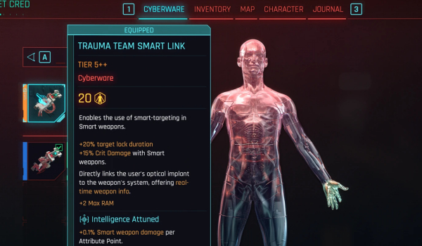 《赛博朋克2077》创伤小组智能链接MOD