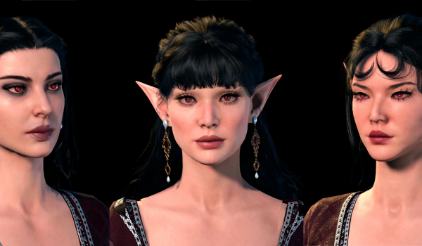 《博德之门3》吸血鬼面部预设MOD