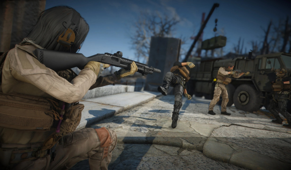 《辐射4》莫斯伯格590现代武器替换器MOD