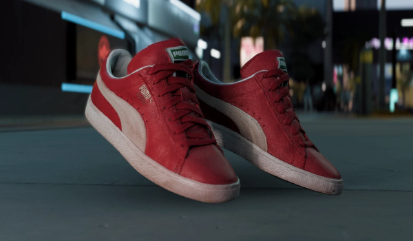 《赛博朋克2077》Puma麂皮运动鞋MOD