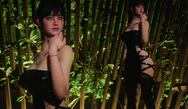 《赛博朋克2077》魅惑连衣裙MOD