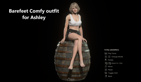 《生化危机4：重制版》阿什莉赤脚舒适装MOD