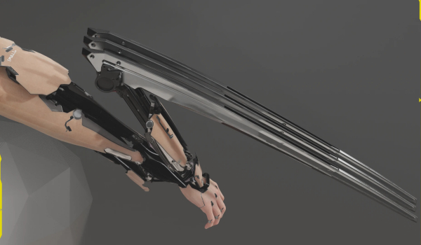 《赛博朋克2077》赛博组件狼獾利爪MOD