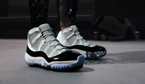 《赛博朋克2077》男V专属乔丹11代战靴MOD