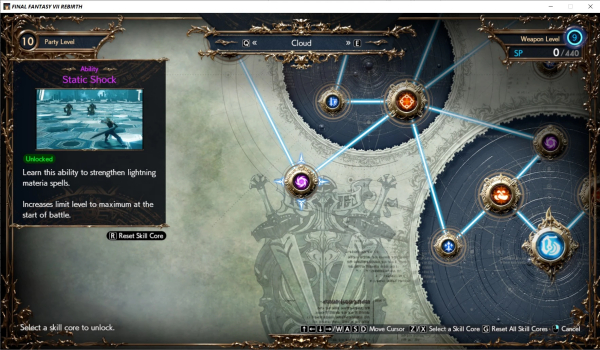 《最终幻想7：重生》角色能力节点多样化个人调整MOD