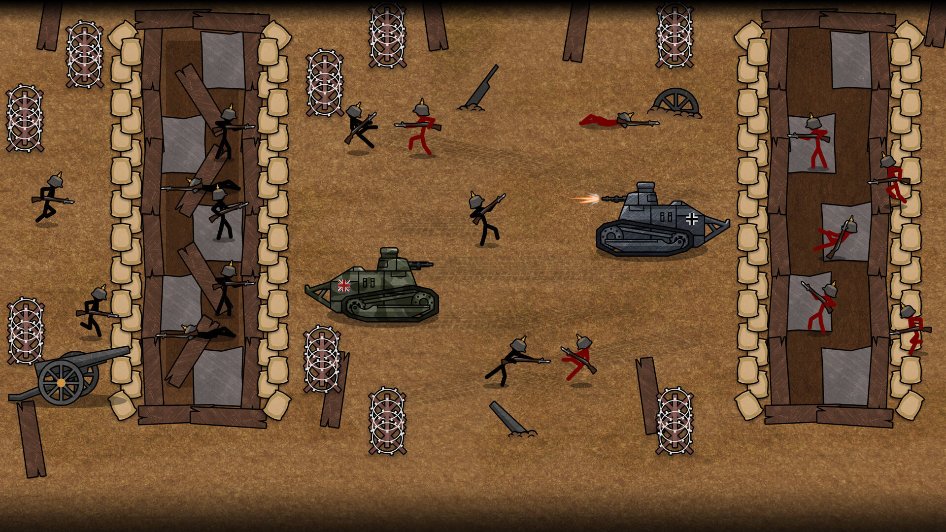 火柴人战壕截图