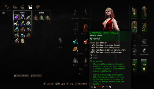 《巫师3：狂猎》降低猎魔人套装要求MOD