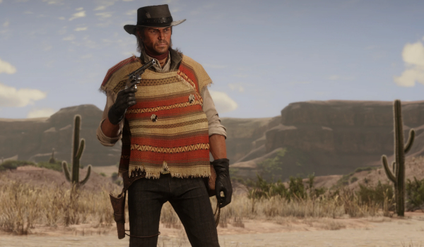 《荒野大镖客2》墨西哥斗篷MOD