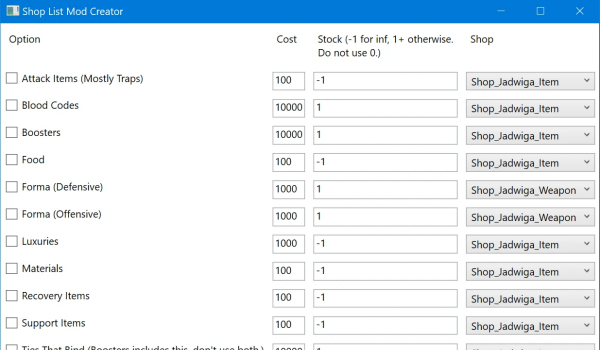 《噬血代码2》自定义商店工具