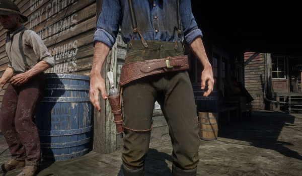 《荒野大镖客2》隐士枪套MOD