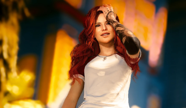 《赛博朋克2077》破洞牛仔裤MOD