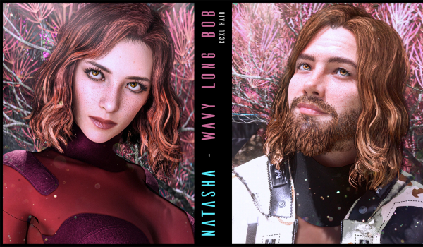 《赛博朋克2077》娜塔莎波浪长波波头MOD