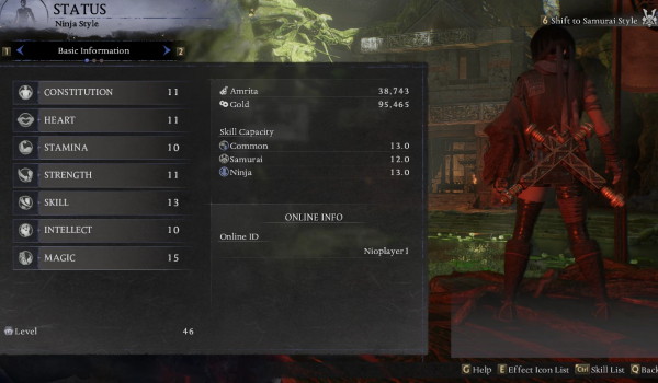 《仁王3》通关存档等级46全Boss解锁含早期雷兽
