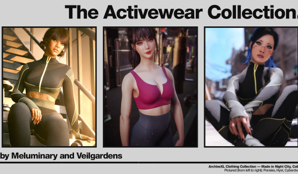 《赛博朋克2077》运动服系列MOD