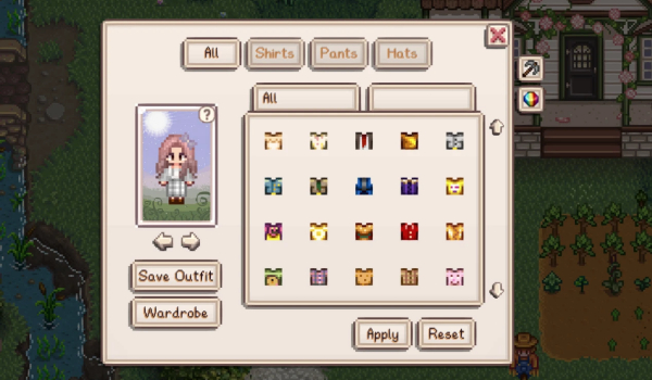 《星露谷物语》服装工作室MOD