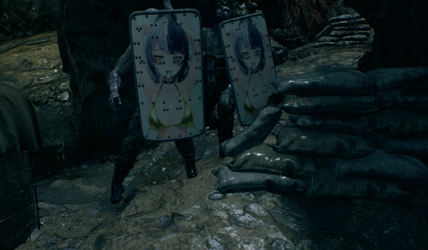 《生化危机4：重制版》诗织诺薇拉黄金周金属盾牌MOD