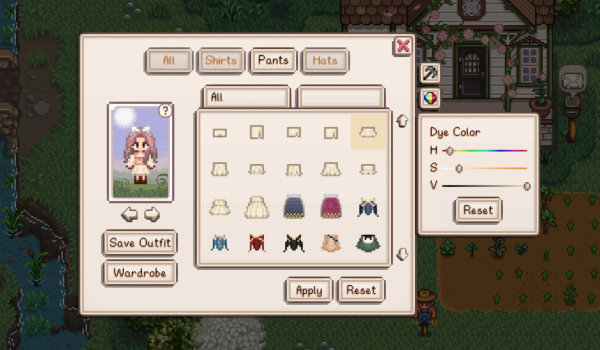 《星露谷物语》服装工作室MOD