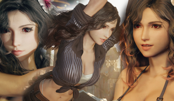 《最终幻想7：重生》卷发蒂法制服版MOD