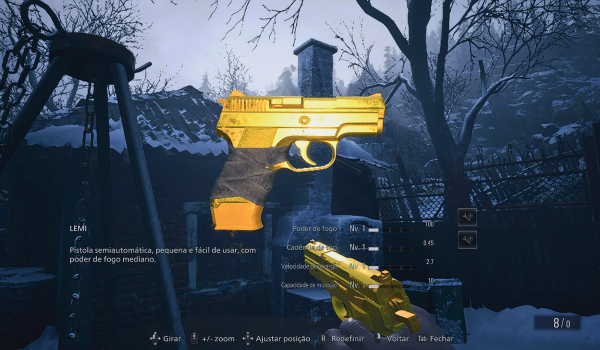 《生化危机8：村庄》金色马卡洛夫手枪MOD