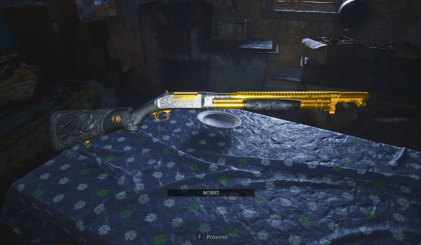 《生化危机8：村庄》金色M1897霰弹枪MOD