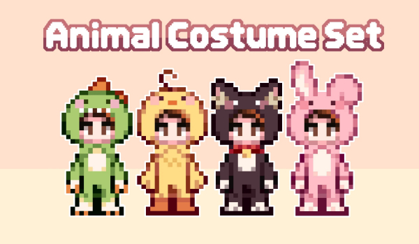 《星露谷物语》角色动物服装MOD