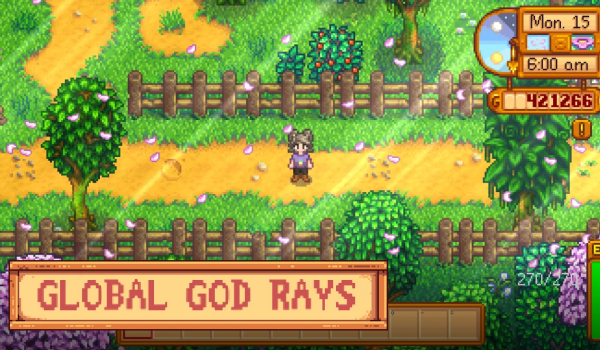 《星露谷物语》全局神圣光线效果MOD