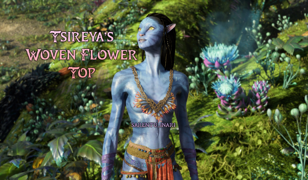 《阿凡達：潘多拉邊境》茜蕾婭編織花卉上衣MOD