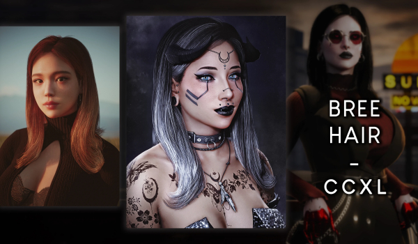 《赛博朋克2077》微风发型CCXL版MOD