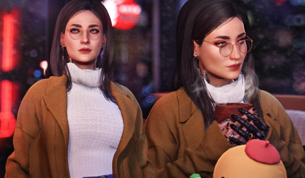 《赛博朋克2077》微风发型CCXL版MOD