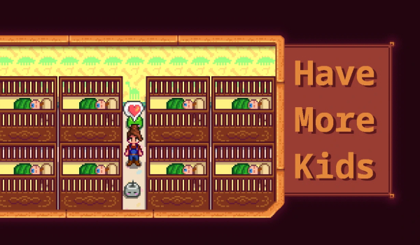 《星露谷物语》生育更多子嗣MOD