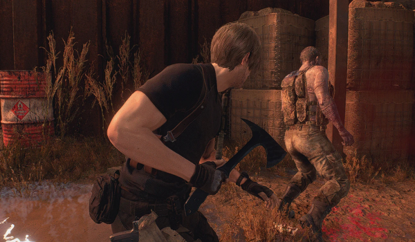 《生化危机4:重制版》战斧替换原始小刀MOD