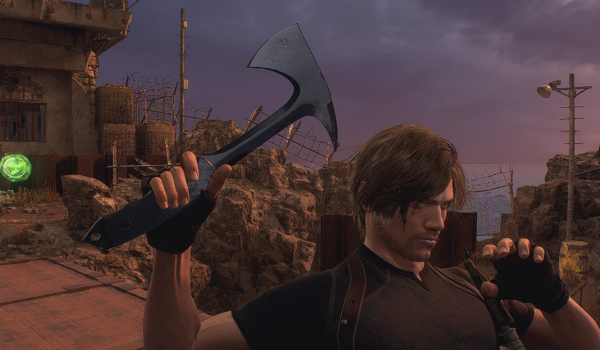 《生化危机4:重制版》战斧替换原始小刀MOD