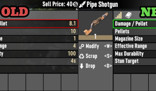 《七日杀》优化泵动式霰弹枪MOD