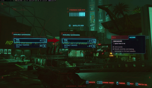 《赛博朋克2077》降低快速破解消耗MOD