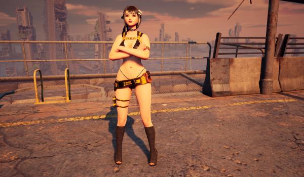 《剑星》刀鞘装搭配露趾靴MOD