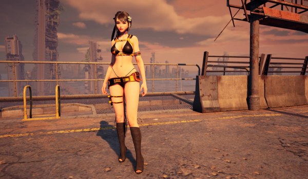 《剑星》刀鞘装搭配露趾靴MOD