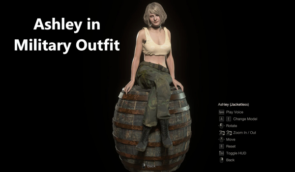 《生化危机4:重制版》阿什莉军事套装MOD